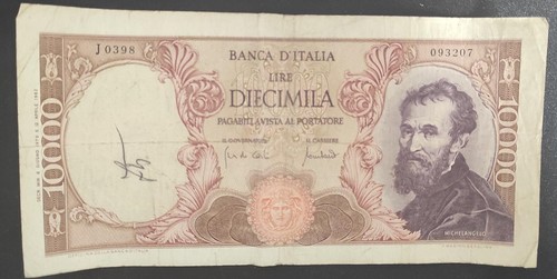Italia banconota 000 - italia, 10.000