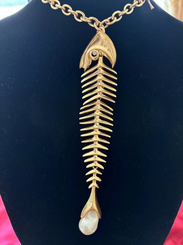 Collana osso pesce - osso,