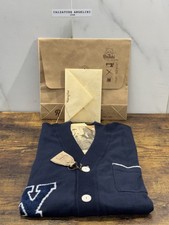 Rakki Cardigan College Steve McQueen Blu Cotone Makò  Uomo 50