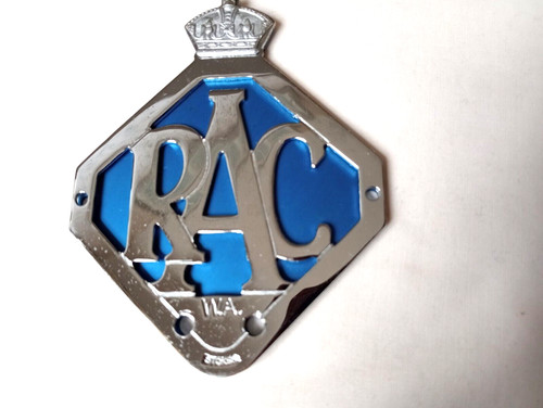 Rac vintage car badge rare - car,