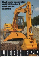 Brochure escavatore idraulico cingolato e gommato Liebherr "A/R 911 Serie C"