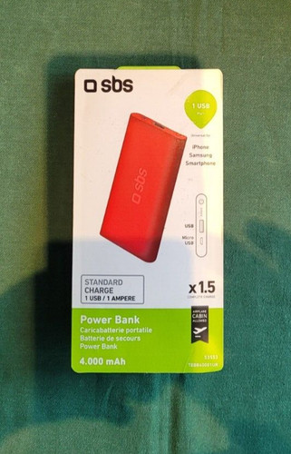 Power bank sbs 4000 - power, mah