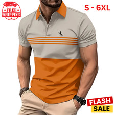 Polo uomo business manica corta estiva casual elegante moda top palestra regalo