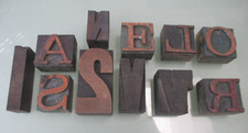 11 blocchi stampanti lettere