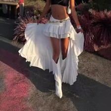 Gonna corta davanti/lunga