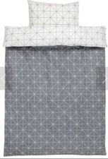 JYSK LENZUOLA, COTONE, GRIGIO