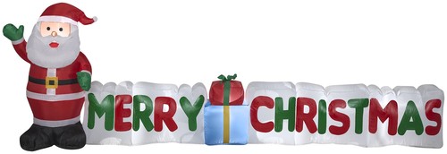 Insegna gonfiabile buon - buon, natale
