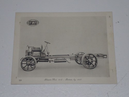 Fiat chassis mod c portata - chassis, 18-c