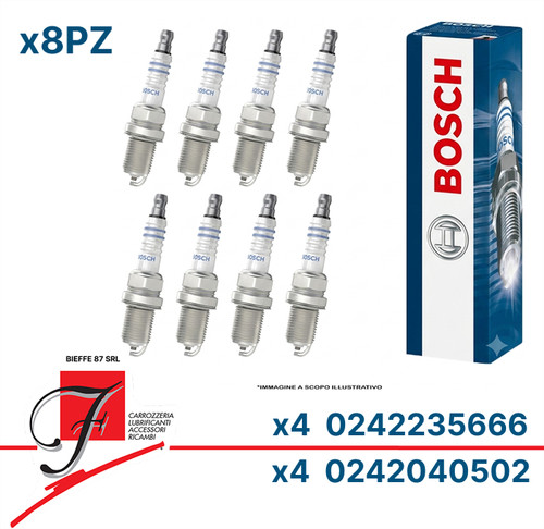 Kit candele bosch - bosch, twin