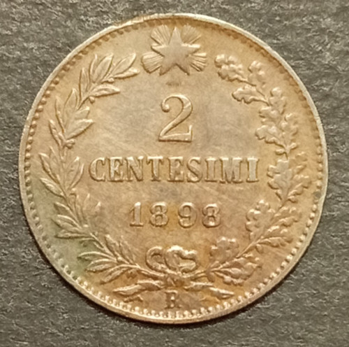 Centesimi lire valore 1898 - lire,