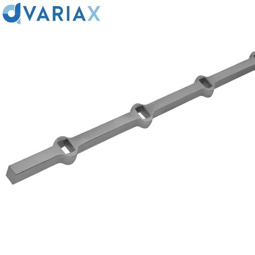 Barra quadra forata 16x16 - forata, mm