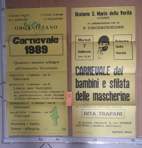Manifesto originale carnevale - manifesto,