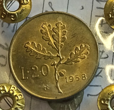 REPUBBLICA  ITALIANA  20 LIRE