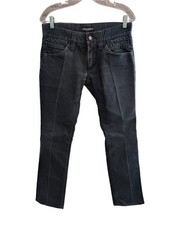 Jeans denim D&G Dolce & Gabbana ITALIA designer indaco vita media skinny fit taglia 44