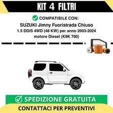 Kit 4 Filtri Tagliando per