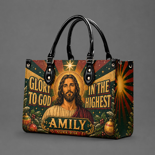 Borsa pelle cristiana con - pelle,