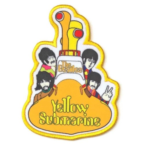 The beatles patch - patch, yellow