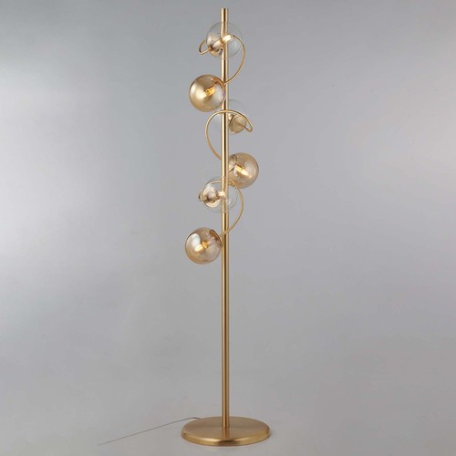 Piantana lampada moderna oro