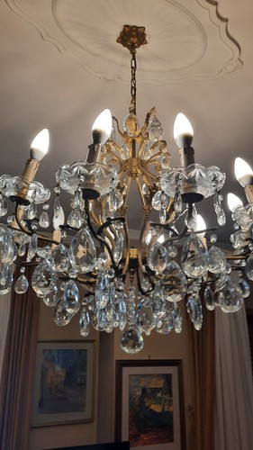 Lampadario con gocce - lampadario,