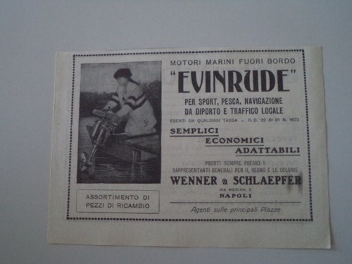 Advertising pubblicità 1922 - pubblicità,