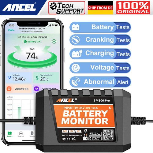 2026 ancel bm300 pro - ancel, 6v