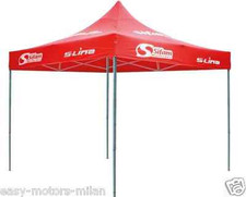 GAZEBO ROSSO POLYESTERE STAND