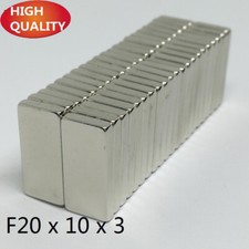 Magneti neodimio 20x10x3 - neodimio, mm