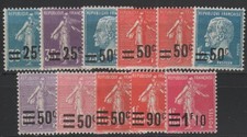 Timbre France 217/228**  luxe