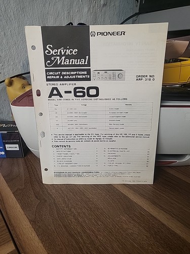 Pioneer amplificatore - a-60,
