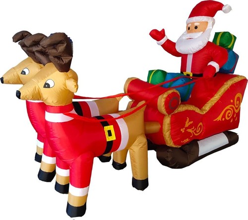 Gonfiabile slitta babbo - gonfiabile, natale