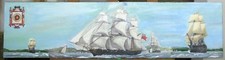 Quadro veliero decoupage - quadro, "il