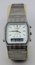 Orologio da polso analogico/digitale cronografo sveglia Seiko H461 - 5019 vintage