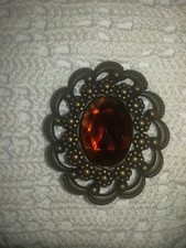 Spilla Vintage Stella Marina Con Strass