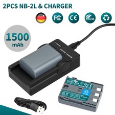 2x NB-2L NB-2LH CCD batteria e