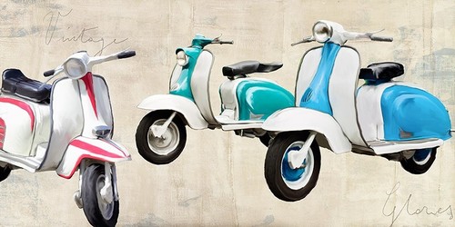 Quadro vespe vintage - vespe,