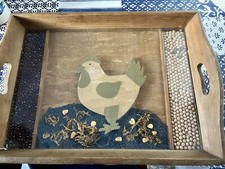 Vassoio legno E Vetro