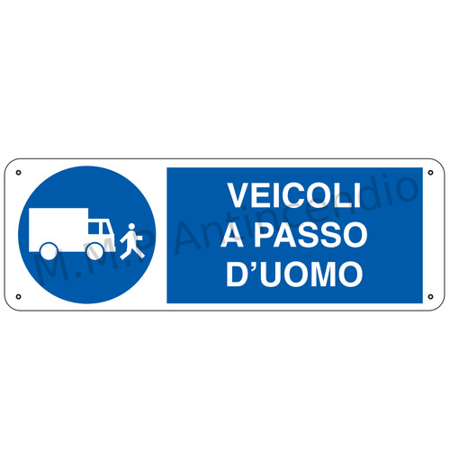 Cartello segnaletico veicoli - cartello,