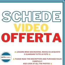 Lotto schede video non testate, per parti di ricambio o non funzionanti