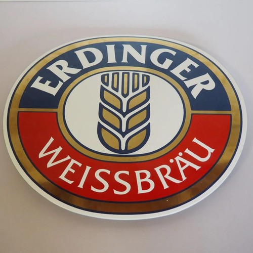 Insegna smaltata erdinger - smaltata,