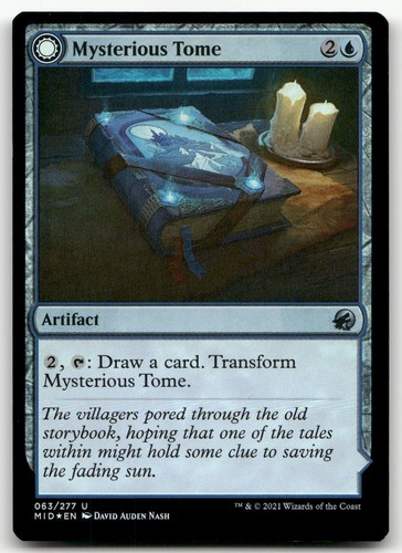 Mysterious tome - mysterious,
