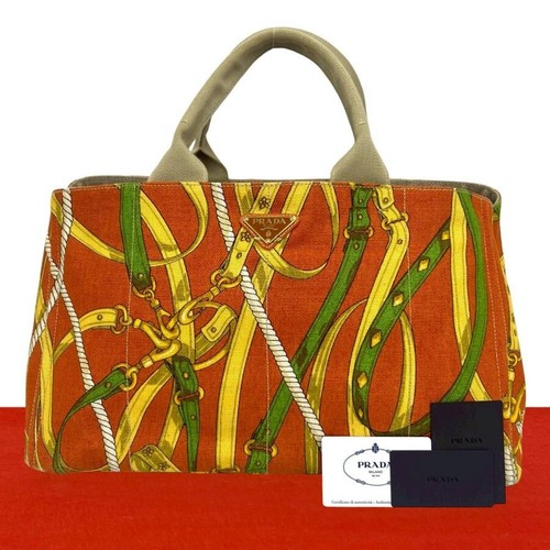 Borsa mano prada canapa - a,