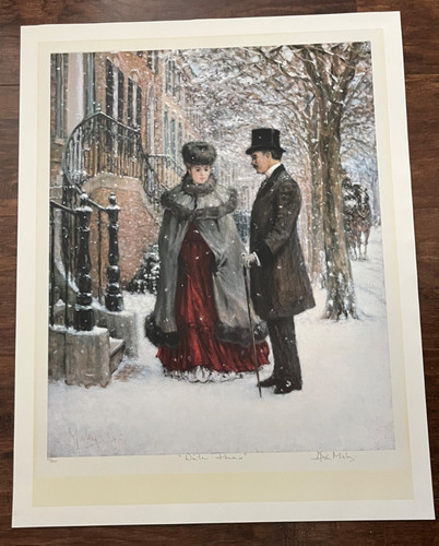 Litografia alan maley winter - litografia,