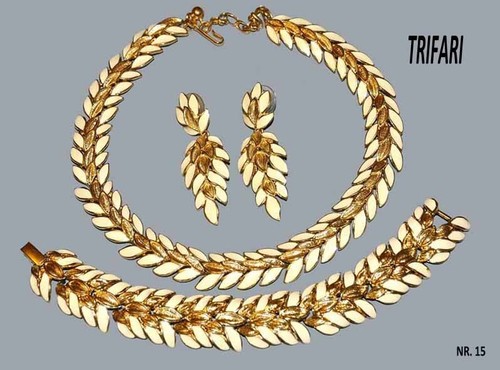 Trifari parure collier - trifari,, parure,
