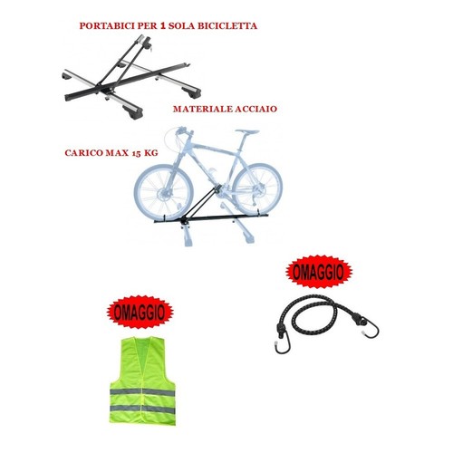 Portabici tetto per auto 1 - portabici,