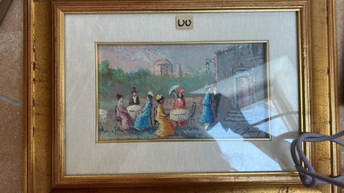 Quadro olio tela con - su,