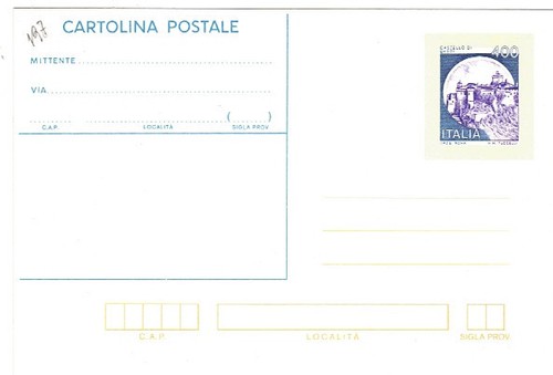 C197 cartolina postale - c197,