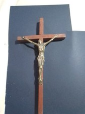 Crocifisso Legno Bronzo Cm 15