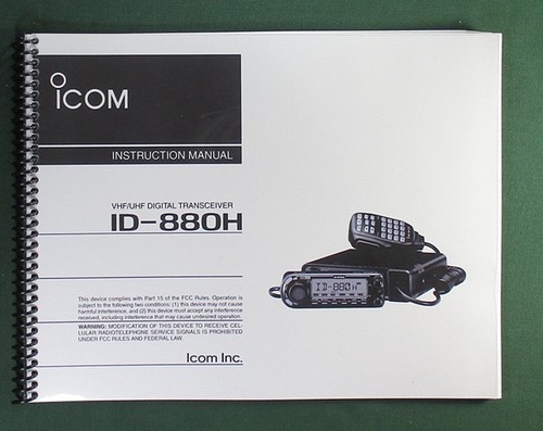 Icom 880h manuale - icom,