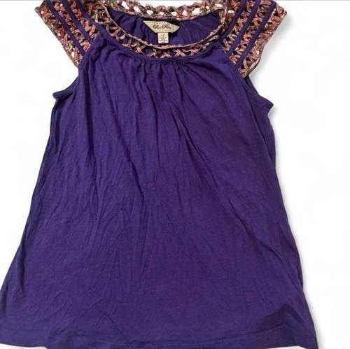 Canotta donna ric rac viola - canotta,