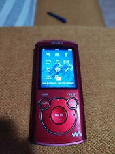 SONY WALKMAN NWZ-E464 DIGITAL MEDIA PLAYER MP3 FM RADIO ROSSO